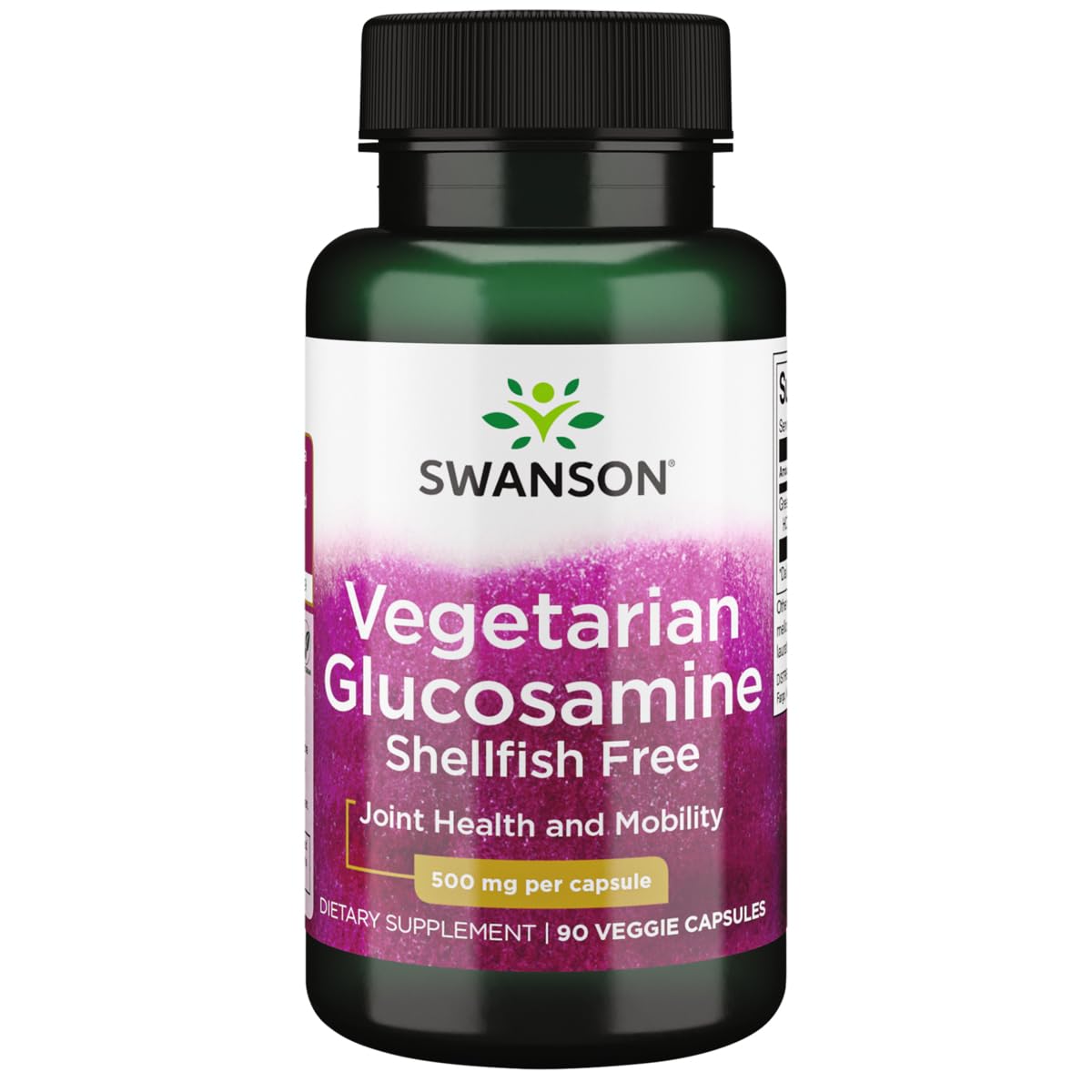Foto 2 pulgar | Suplemento De Glucosamina Vegetariana Swanson, 500 Mg, 90 Cápsulas Vegetarianas - Venta Internacional.