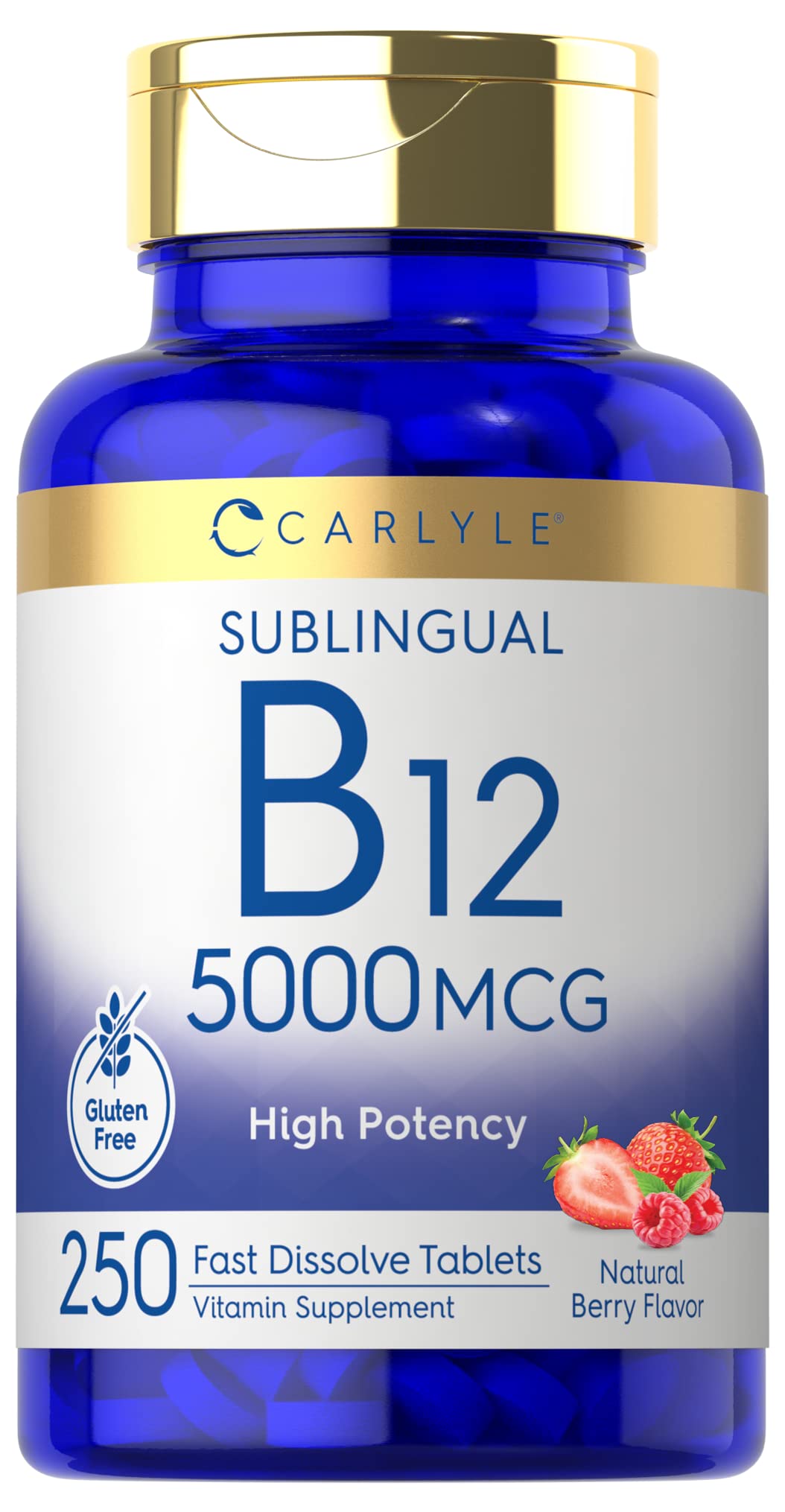Foto 2 pulgar | Suplemento Carlyle De Vitamina B12 5000 Mcg 250 Tabletas - Venta Internacional.