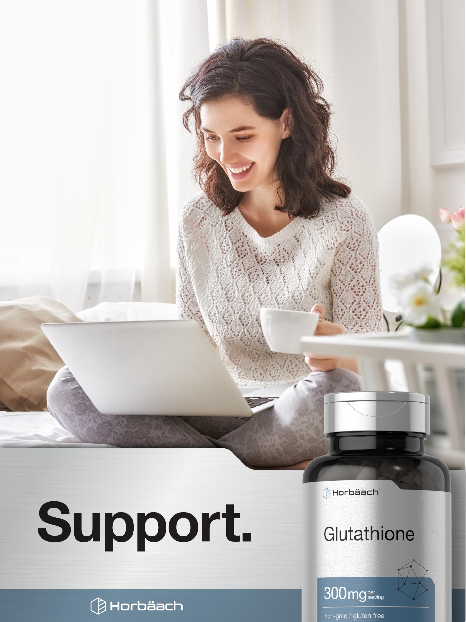 Foto 7 | Suplemento Horbaach Glutatión 300 Mg 60 Cápsulas Sin Ogm - Venta Internacional.