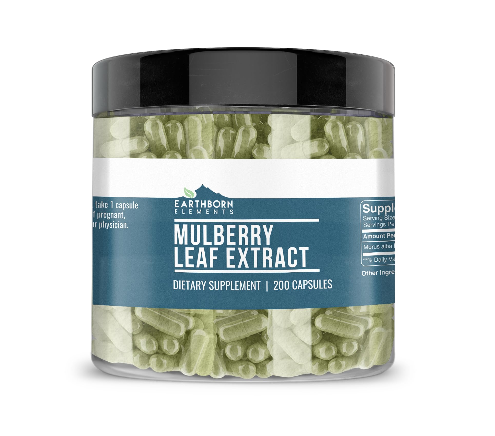 Foto 1 | Suplemento Dietético Earthborn Elements White Mulberry 200 Cápsulas - Venta Internacional.