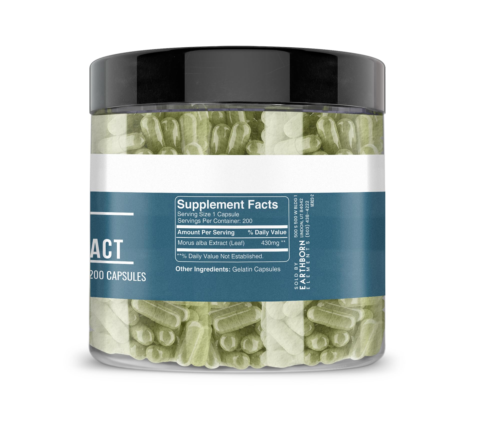 Foto 2 | Suplemento Dietético Earthborn Elements White Mulberry 200 Cápsulas - Venta Internacional.