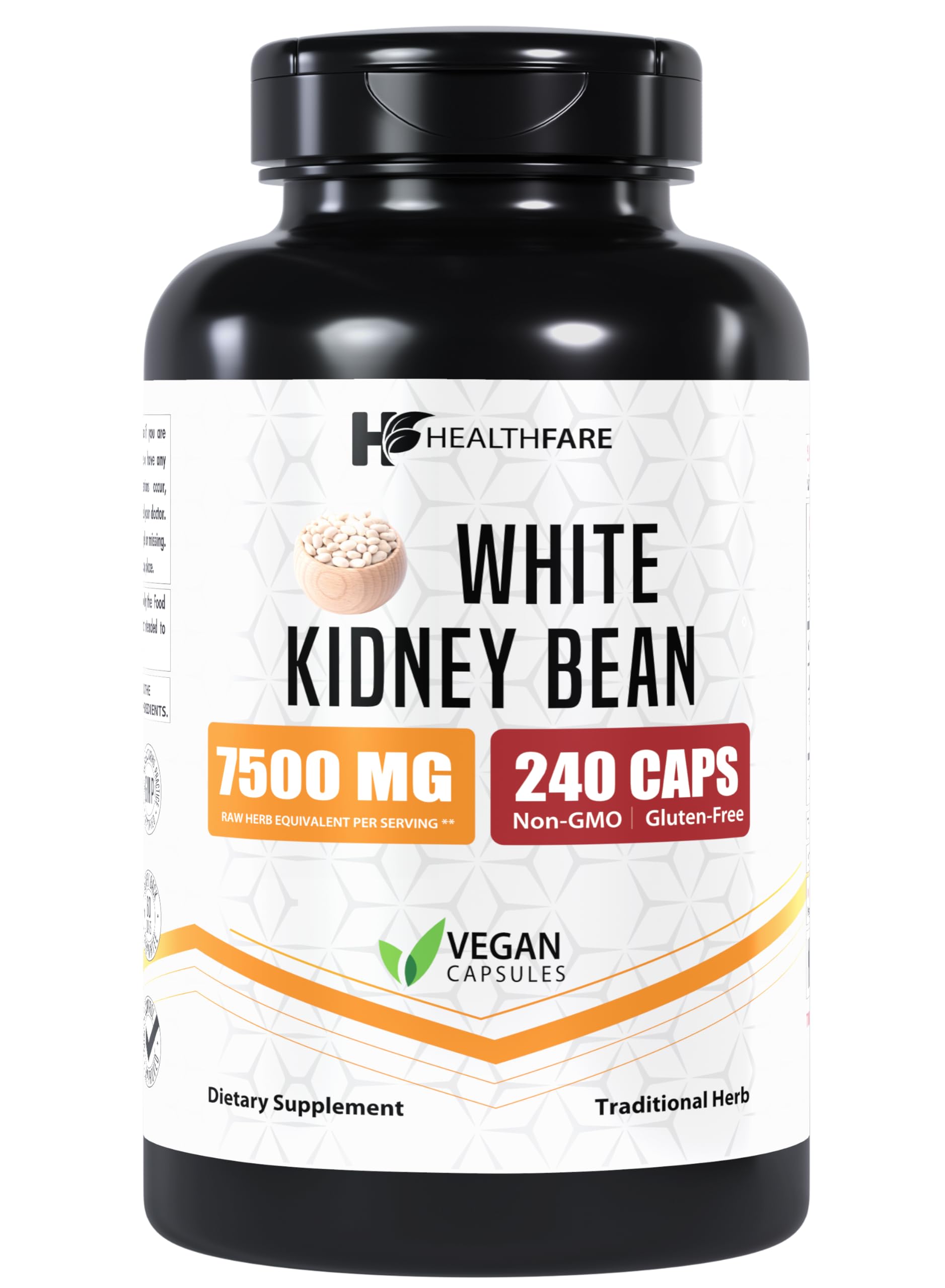 Foto 2 pulgar | Extracto De Frijol Blanco Supplement Healthfare 7500 Mg 240 Cápsulas - Venta Internacional.