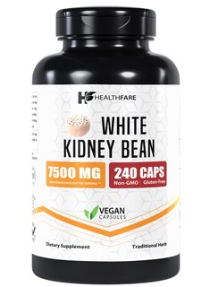 Foto 1 | Extracto De Frijol Blanco Supplement Healthfare 7500 Mg 240 Cápsulas - Venta Internacional.