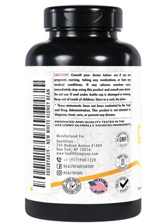 Foto 3 | Extracto De Frijol Blanco Supplement Healthfare 7500 Mg 240 Cápsulas - Venta Internacional.