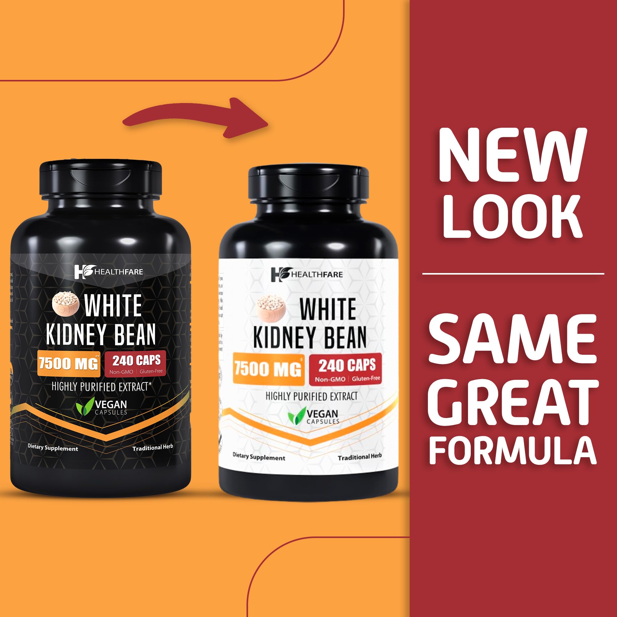 Foto 5 pulgar | Extracto De Frijol Blanco Supplement Healthfare 7500 Mg 240 Cápsulas - Venta Internacional.