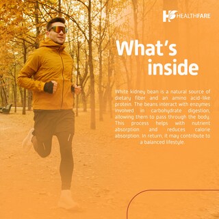 Foto 5 | Extracto De Frijol Blanco Supplement Healthfare 7500 Mg 240 Cápsulas - Venta Internacional.