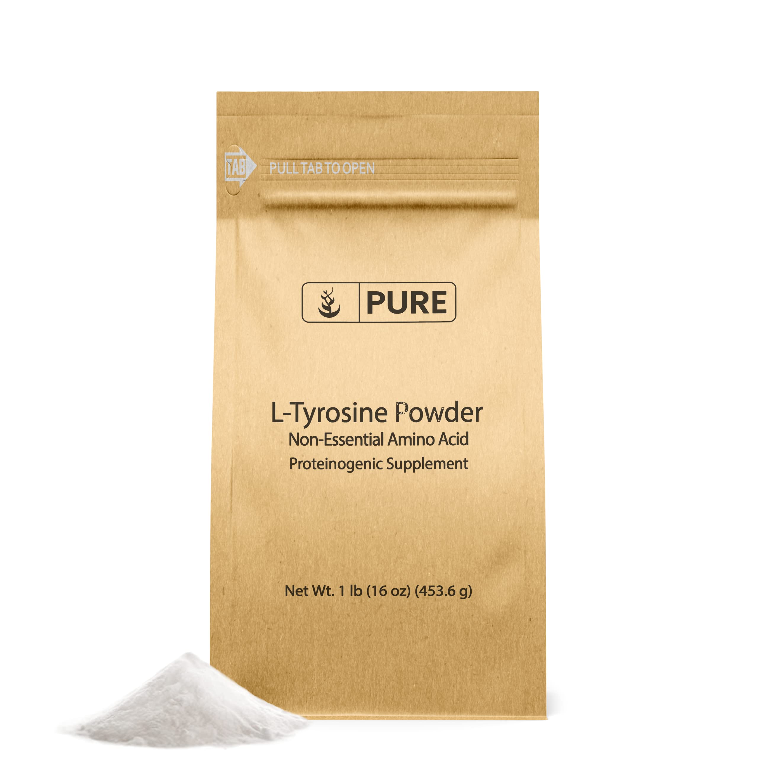Suplemento: Ingredientes Originales Puros: L-tirosina En Polvo, 454 G - Venta Internacional.