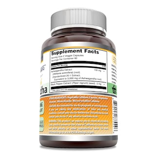 Foto 3 | Suplemento Amazing Formulas: Extracto De Ashwagandha, 3000 Mg - Venta Internacional.
