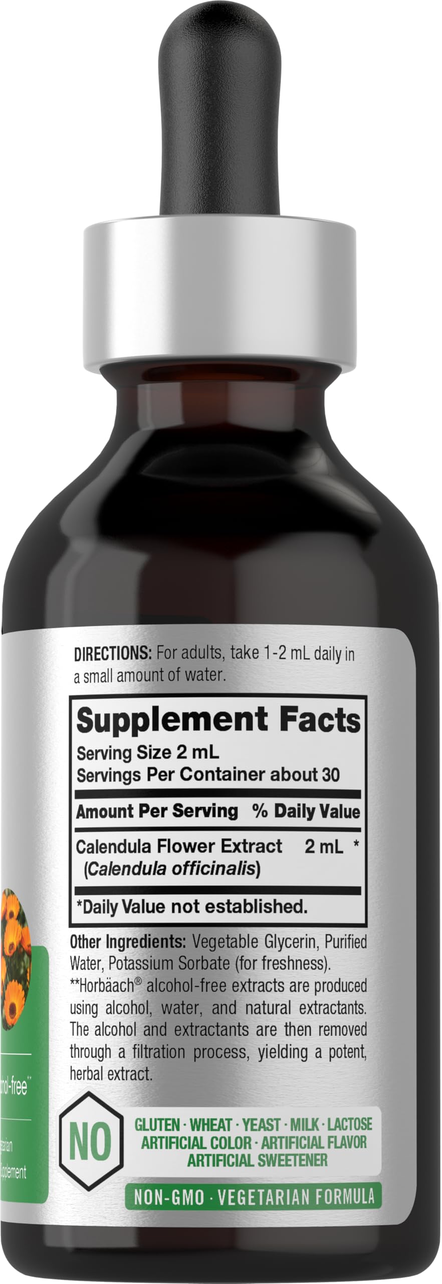 Foto 3 pulgar | Suplemento Horbäach De Tintura De Caléndula, 60 Ml, Sin Alcohol - Venta Internacional.