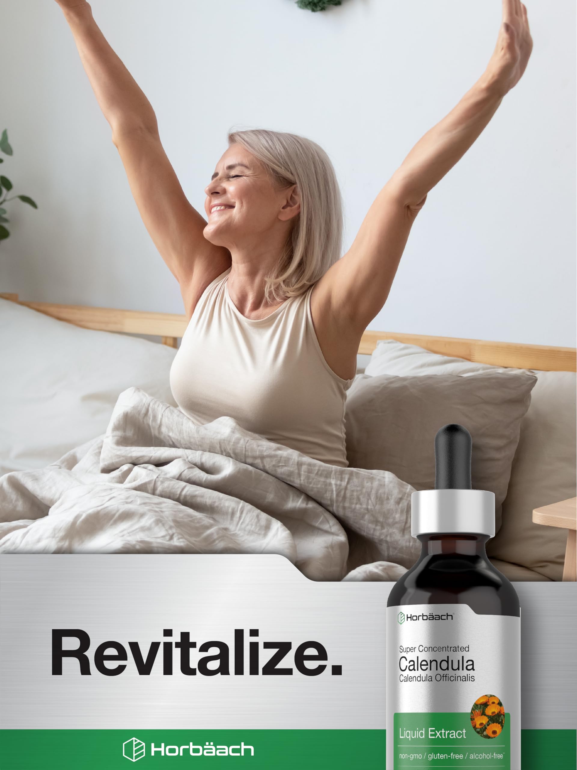 Foto 6 | Suplemento Horbäach De Tintura De Caléndula, 60 Ml, Sin Alcohol - Venta Internacional.