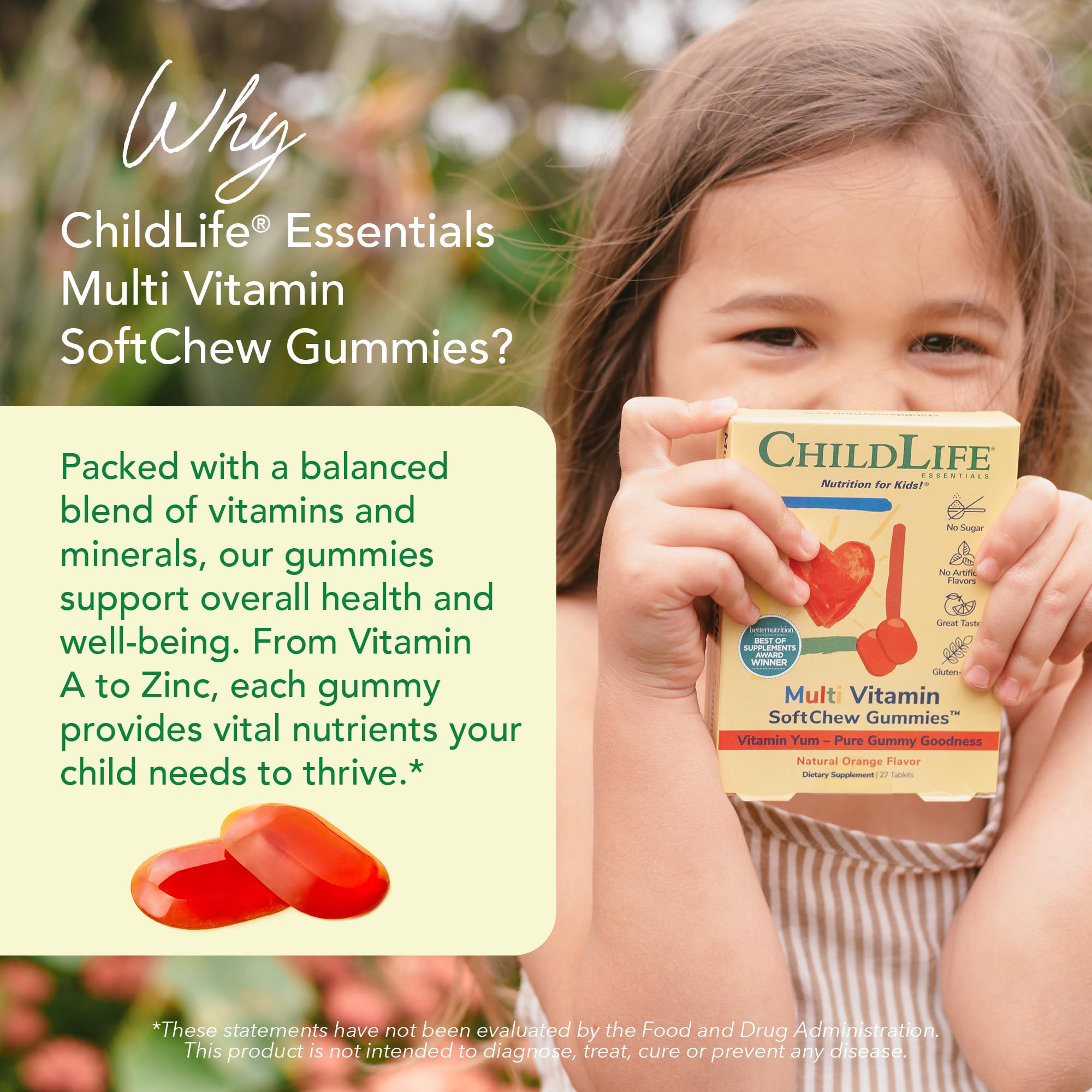 Foto 4 pulgar | Gomitas Softchew Multivitamínicas Childlife Essentials Kids 27 Comprimidos - Venta Internacional.