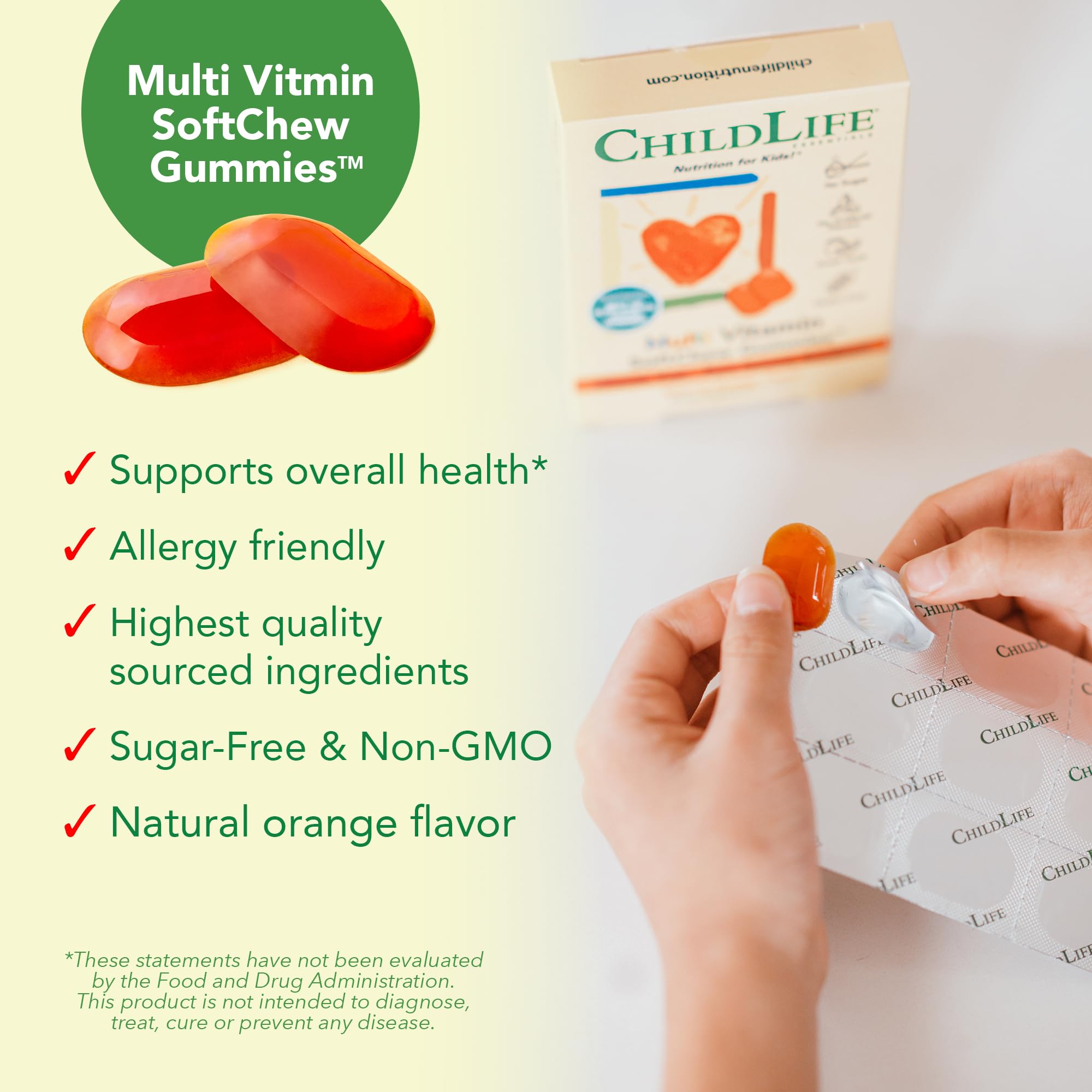 Foto 7 pulgar | Gomitas Softchew Multivitamínicas Childlife Essentials Kids 27 Comprimidos - Venta Internacional.