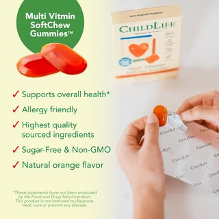 Foto 6 | Gomitas Softchew Multivitamínicas Childlife Essentials Kids 27 Comprimidos - Venta Internacional.