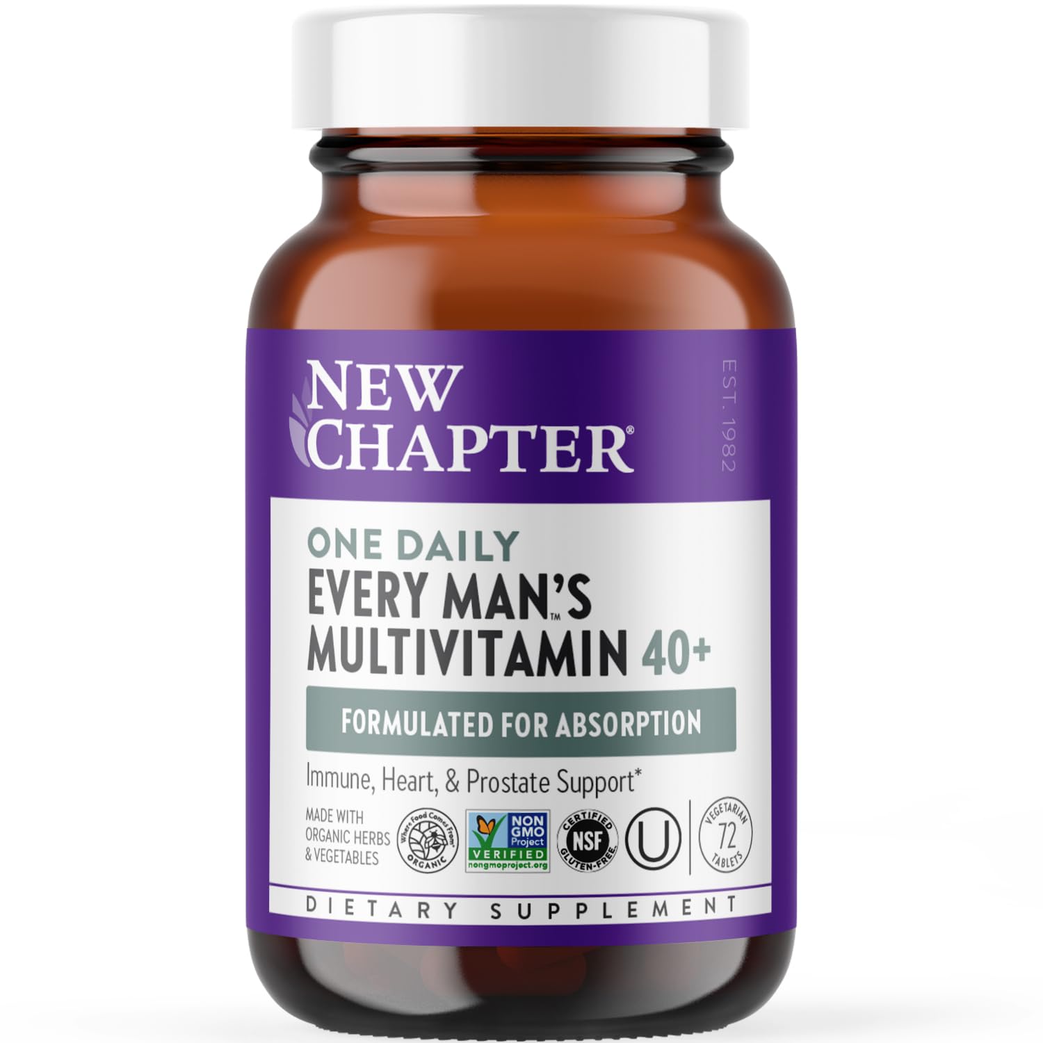 Foto 2 pulgar | Multivitamínico New Chapter Every Man's One Daily 40+ 72 Unidades - Venta Internacional.