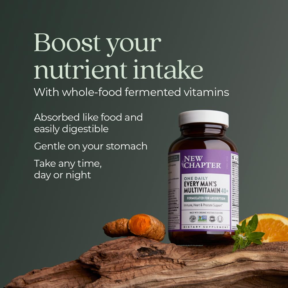 Foto 5 pulgar | Multivitamínico New Chapter Every Man's One Daily 40+ 72 Unidades - Venta Internacional.
