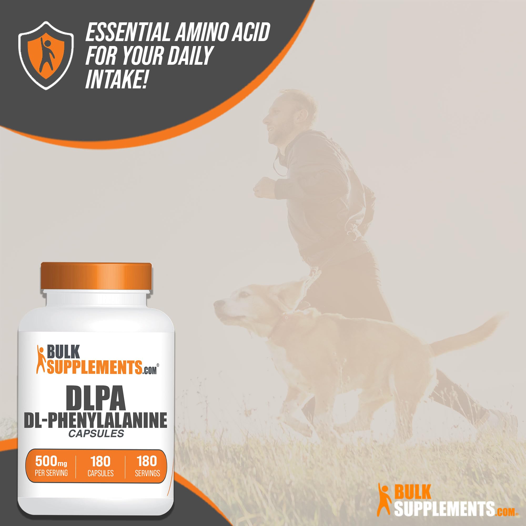 Foto 4 pulgar | Supplement Bulksupplements.com Dl-fenilalanina 500 Mg 180 Cápsulas - Venta Internacional.
