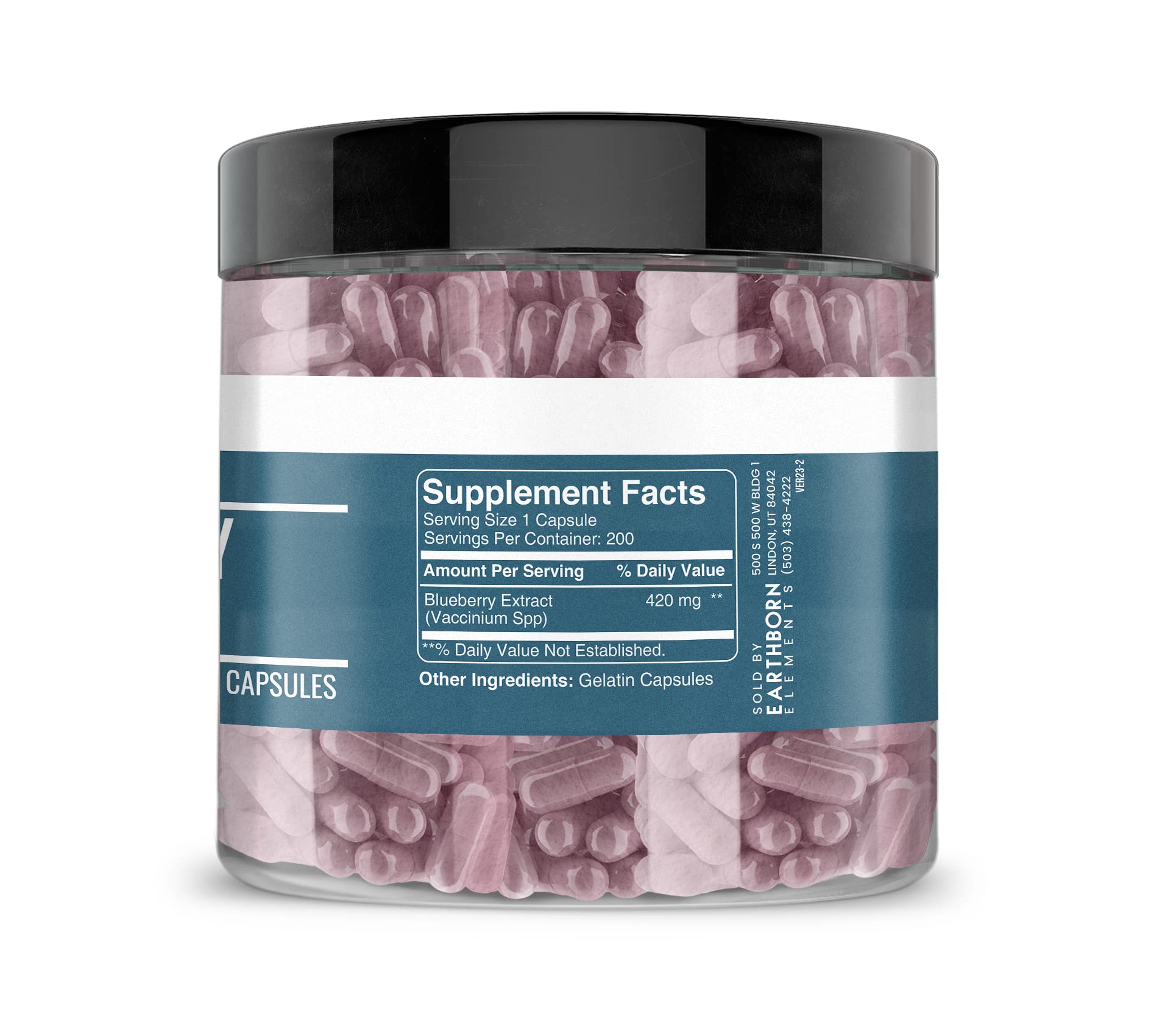 Foto 5 pulgar | Suplemento Dietético Earthborn Elements Blueberry 10:1 Extract - Venta Internacional.