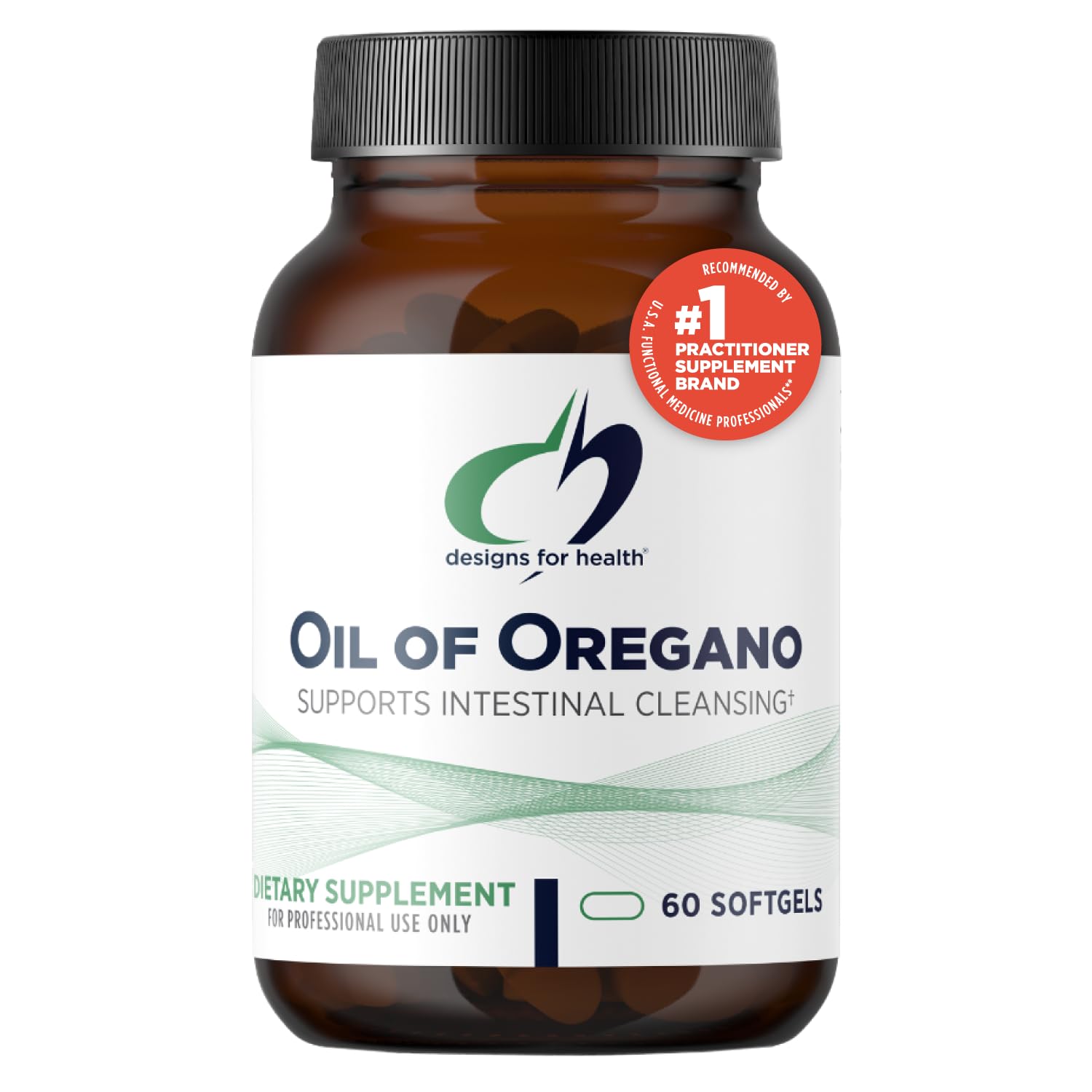 Foto 2 pulgar | Diseños De Suplementos Para La Salud Aceite De Orégano 60 Cápsulas Blandas - Venta Internacional.