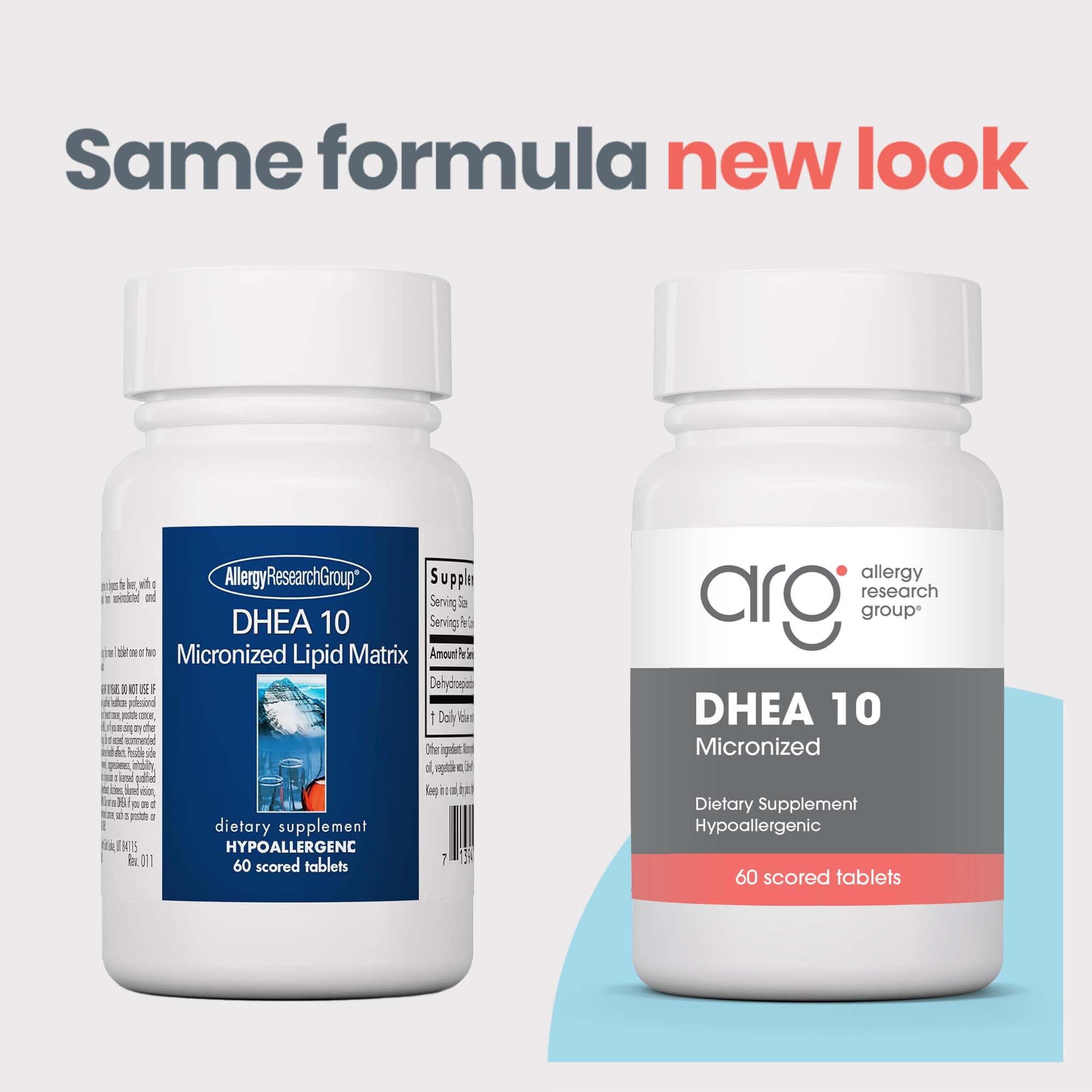 Foto 3 pulgar | Suplemento De Dhea Del Grupo De Investigación De Alergias, 10 Mg, 60 Comprimidos - Venta Internacional.