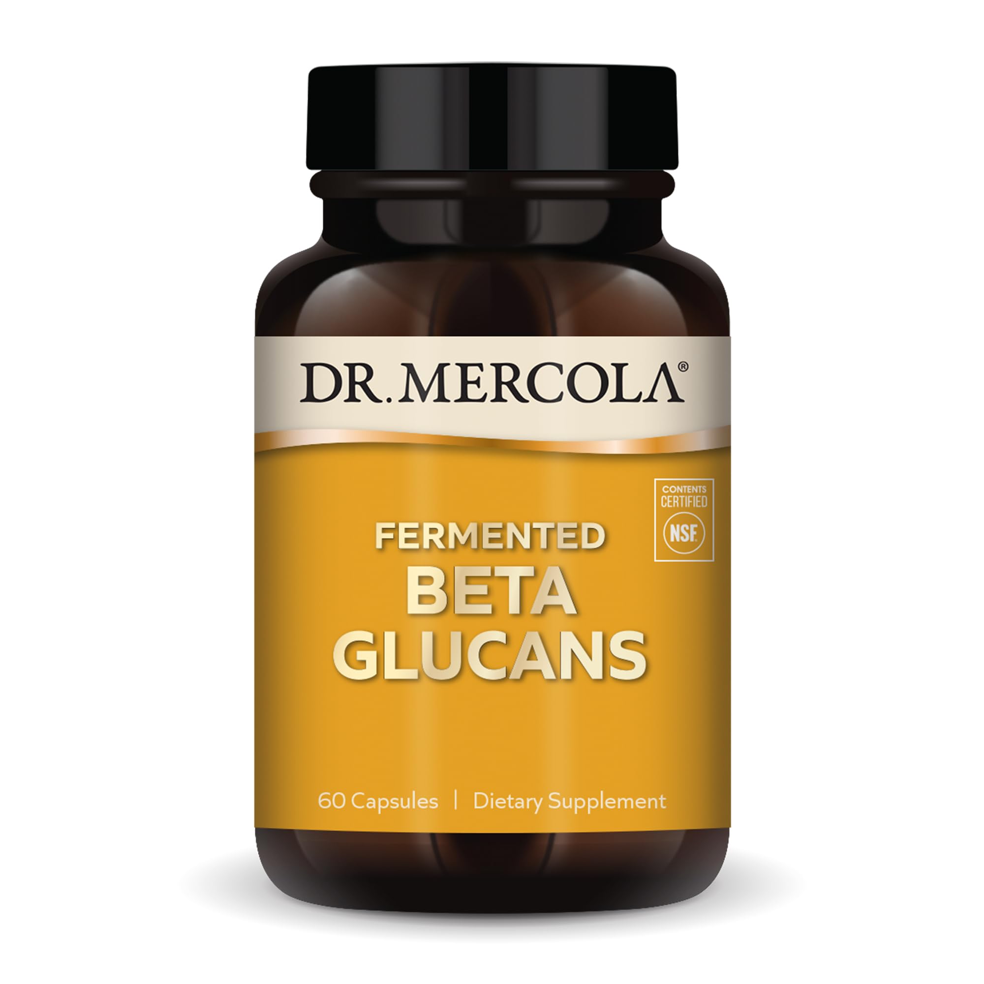 Foto 2 pulgar | Suplemento Dietético Dr. Mercola Beta Glucanos Fermentados 60 Cápsulas - Venta Internacional.