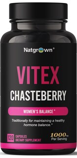 Foto 1 | Suplemento Natgrown Vitex Sausteberry De 1000 Mg Para Mujeres, 120 Unidades - Venta Internacional.