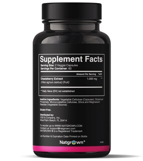 Foto 2 | Suplemento Natgrown Vitex Sausteberry De 1000 Mg Para Mujeres, 120 Unidades - Venta Internacional.