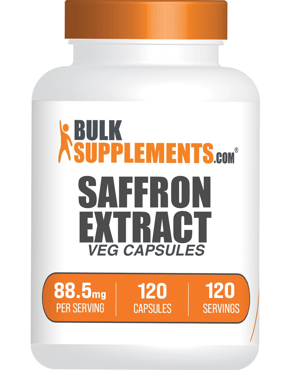 Foto 2 pulgar | Suplemento Bulksupplements.com Extracto De Azafrán 88,5 Mg 120 Cápsulas - Venta Internacional.
