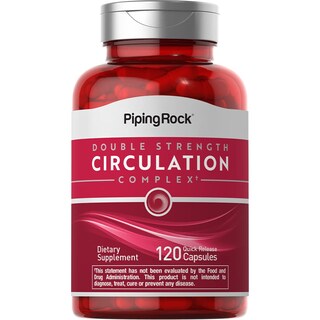Foto 1 | Suplemento Piping Rock Circulation 120 Cápsulas De Doble Concentración - Venta Internacional.