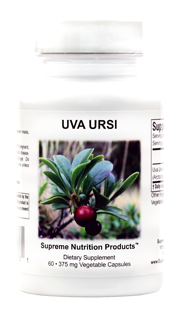 Foto 2 pulgar | Supreme Nutrition Uva Ursi 90 Cápsulas Vegetarianas - Venta Internacional.