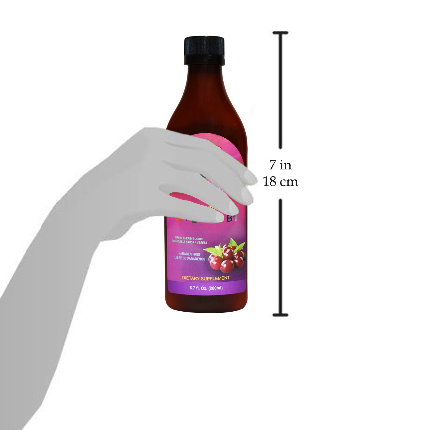 Foto 8 pulgar | Emulsión De Aceite De Hígado De Bacalao, Sabor A Cereza Y Naranja, 200 Ml - Venta Internacional.