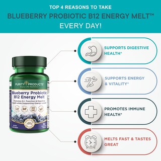 Foto 3 | Supplement Purity Products, Probiótico De Arándanos, B12 Energy Melt - Venta Internacional.
