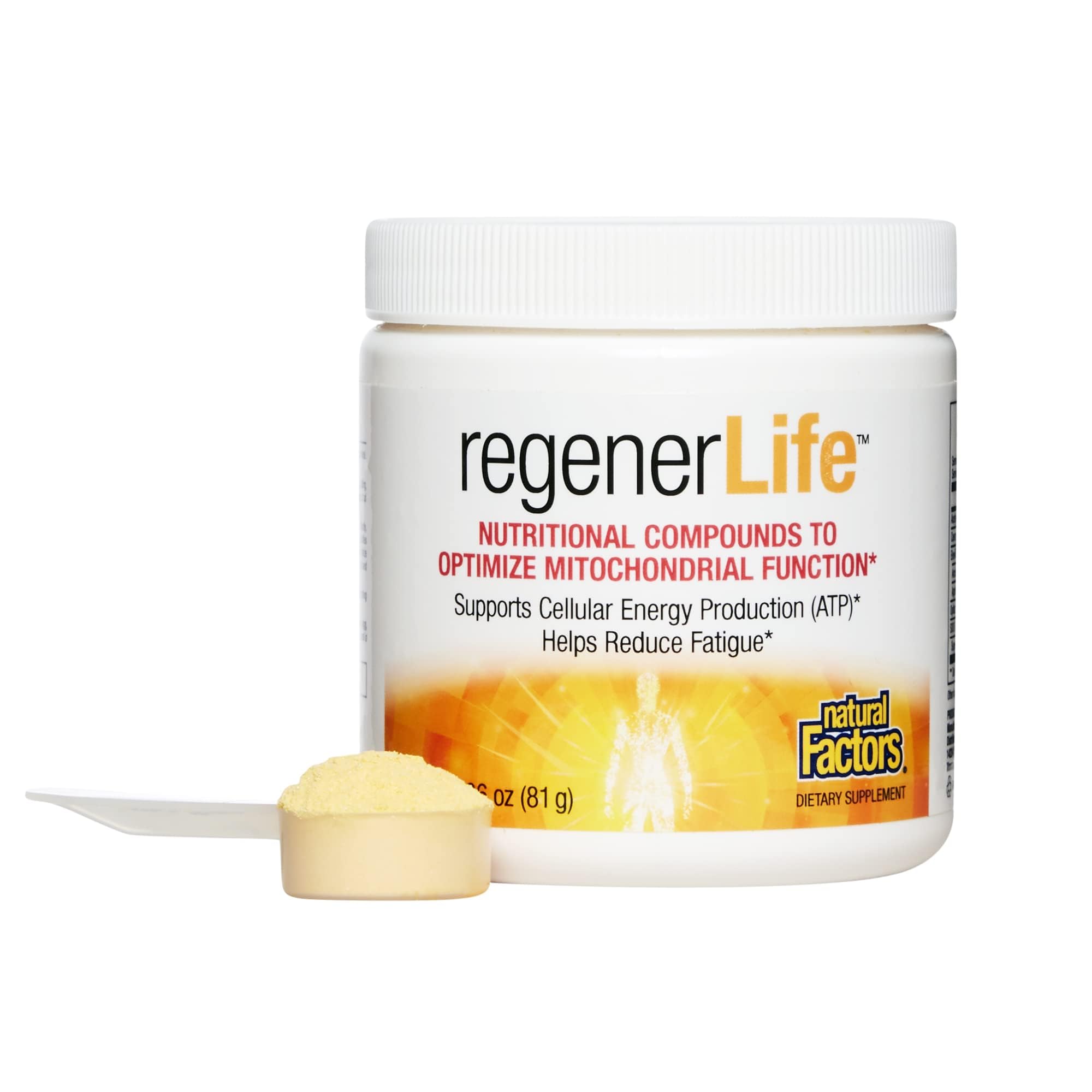 Foto 2 pulgar | Suplemento Natural Factors Regenerlife Powder 80 Ml - Venta Internacional.