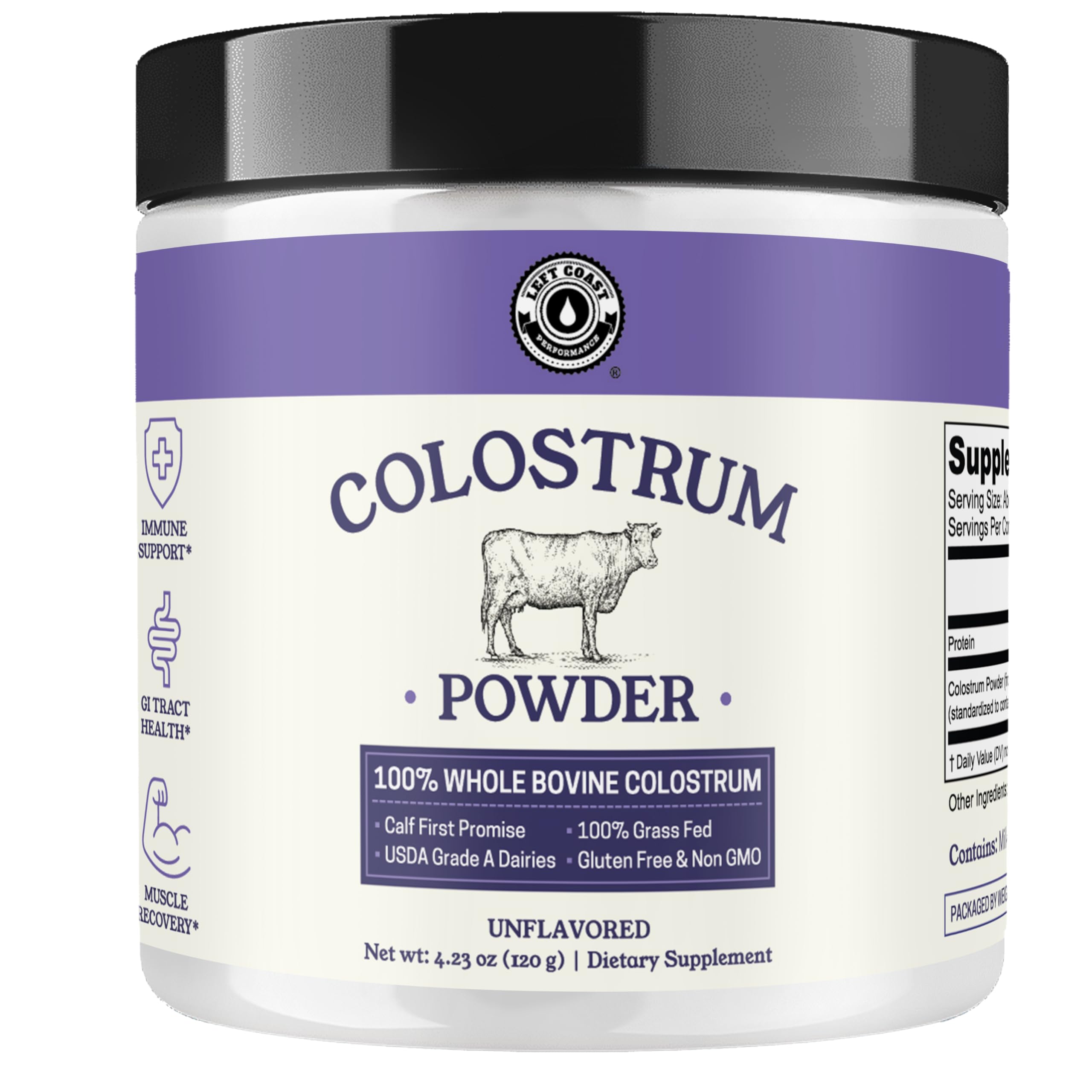 Polvo De Calostro De Left Coast Performance, De Origen Estadounidense - Venta Internacional.