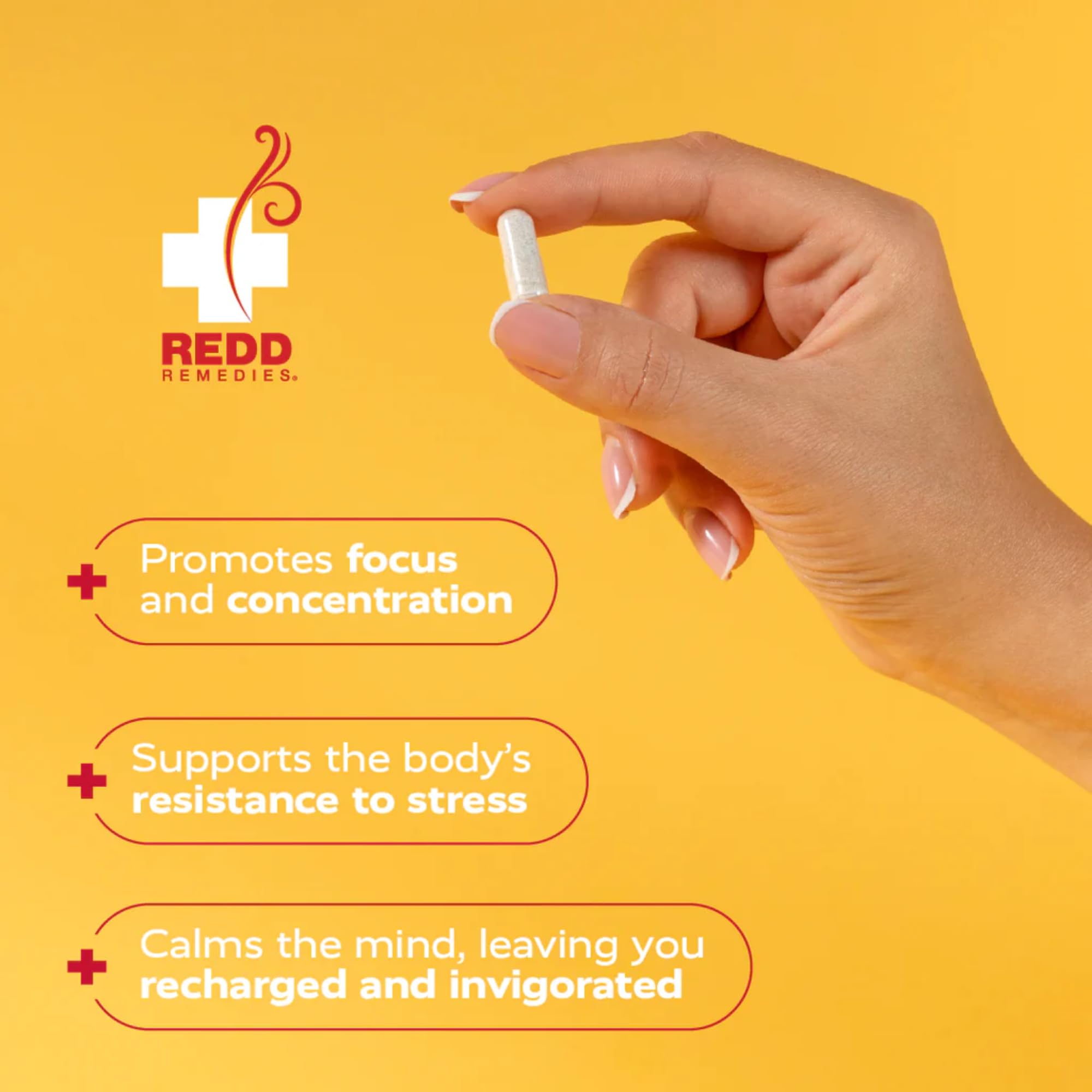 Foto 4 pulgar | Supplement Redd Remedies At Ease Apoya La Relajación, 80 Cápsulas - Venta Internacional.
