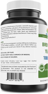 Foto 3 | Suplemento Brieofood Brewers Yeast 1000 Mg 240 Comprimidos - Venta Internacional.