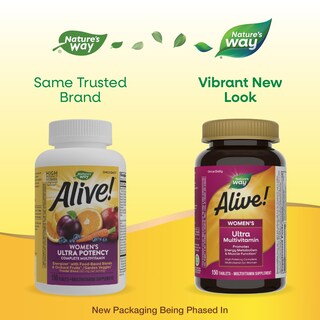 Foto 2 | ¡multivitamínico Nature's Way Alive! 150 Comprimidos Daily Ultra Para Mujer - Venta Internacional.