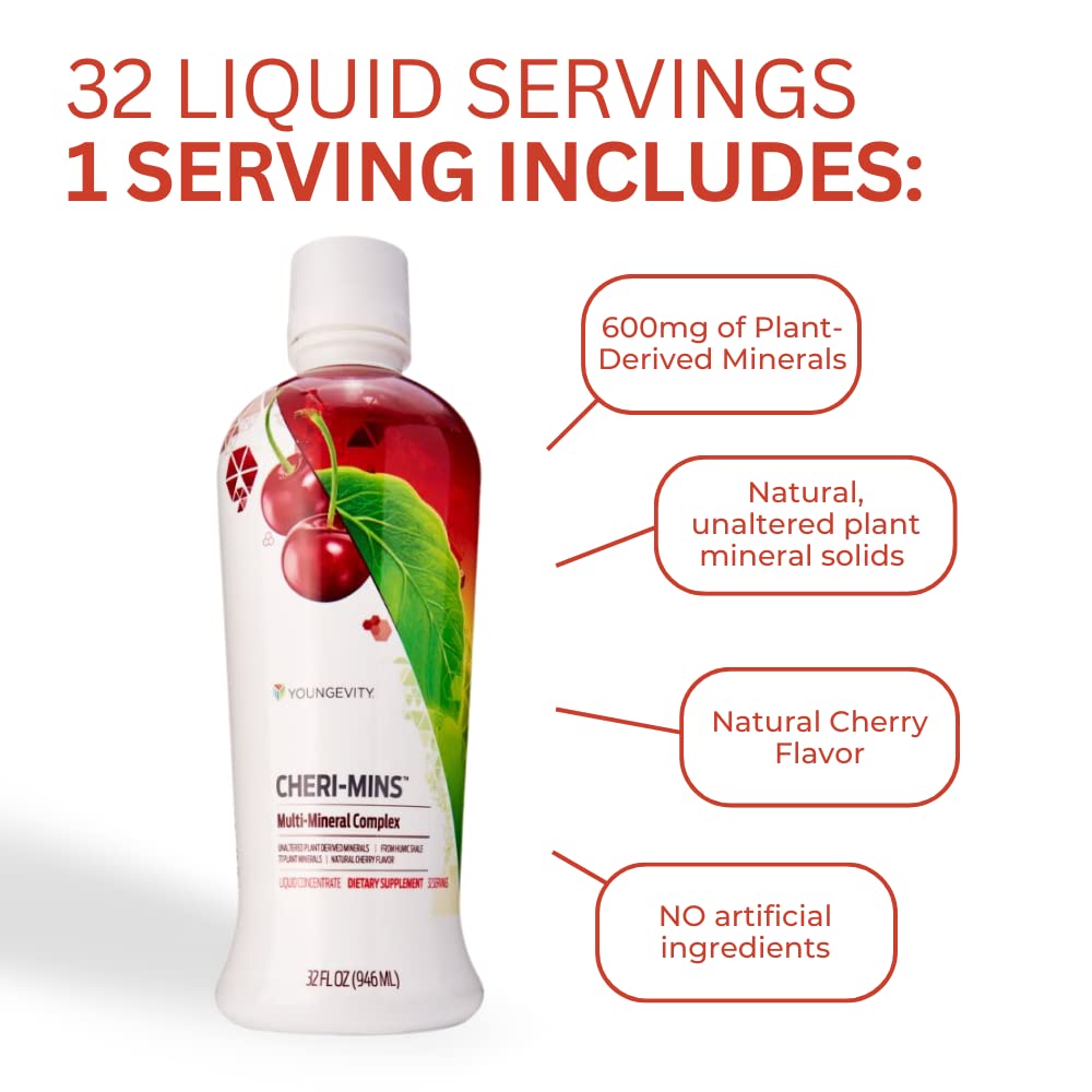 Foto 5 pulgar | Suplemento Youngevity Cheri-mins Liquid Minerals 960 Ml - Venta Internacional.