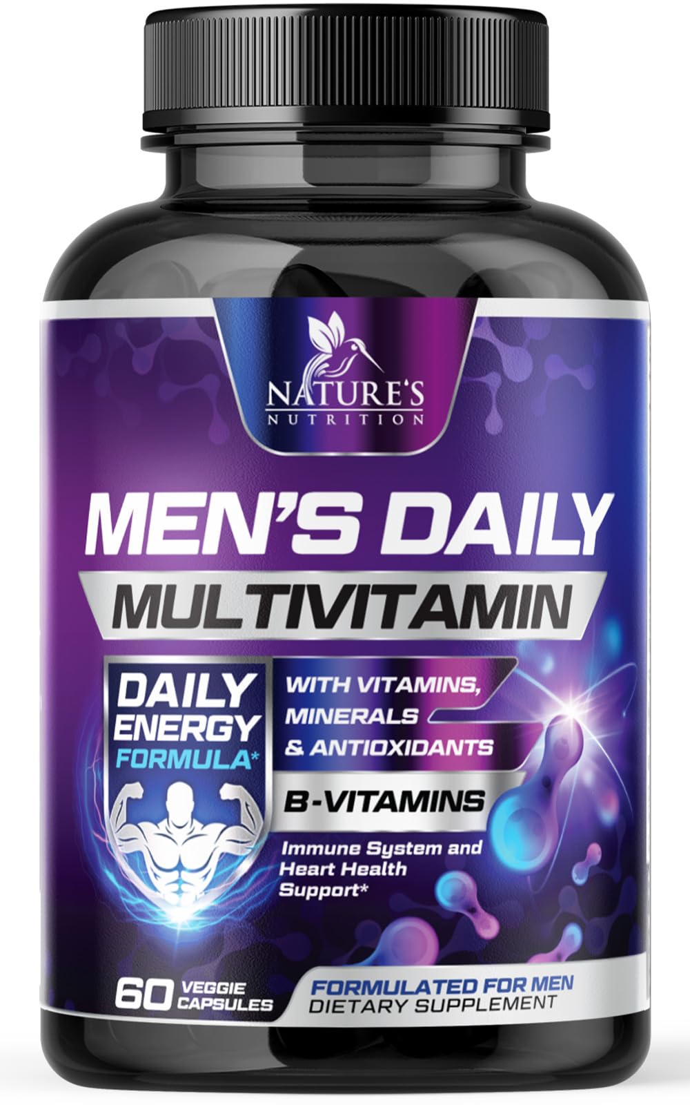 Foto 2 pulgar | Multivitamínico Nature's Nutrition Para Hombres 60 Cápsulas - Venta Internacional.