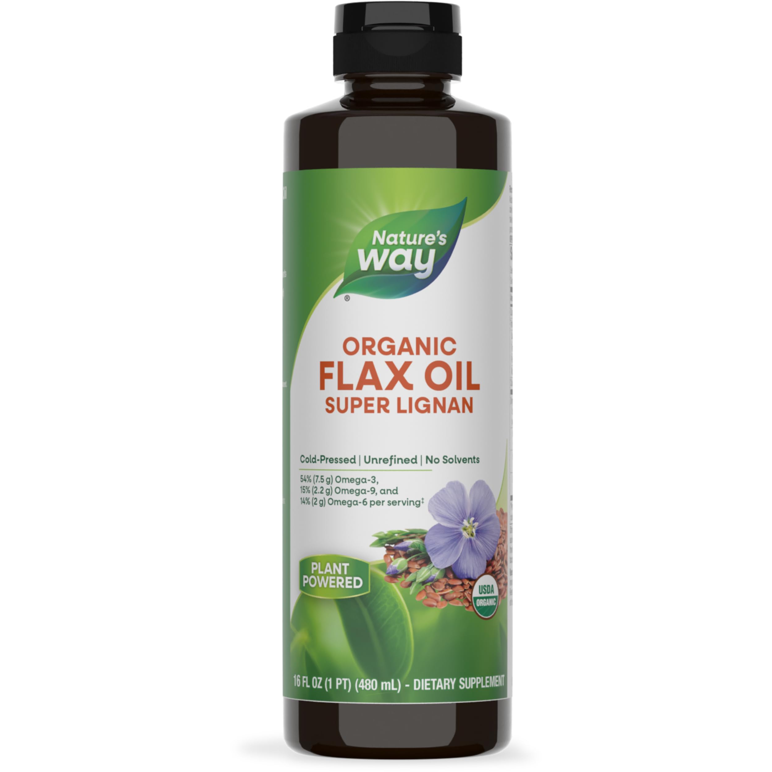 Foto 1 | Suplemento De Aceite De Lino Orgánico Super Lignan De Nature's Way, 473 Ml - Venta Internacional.