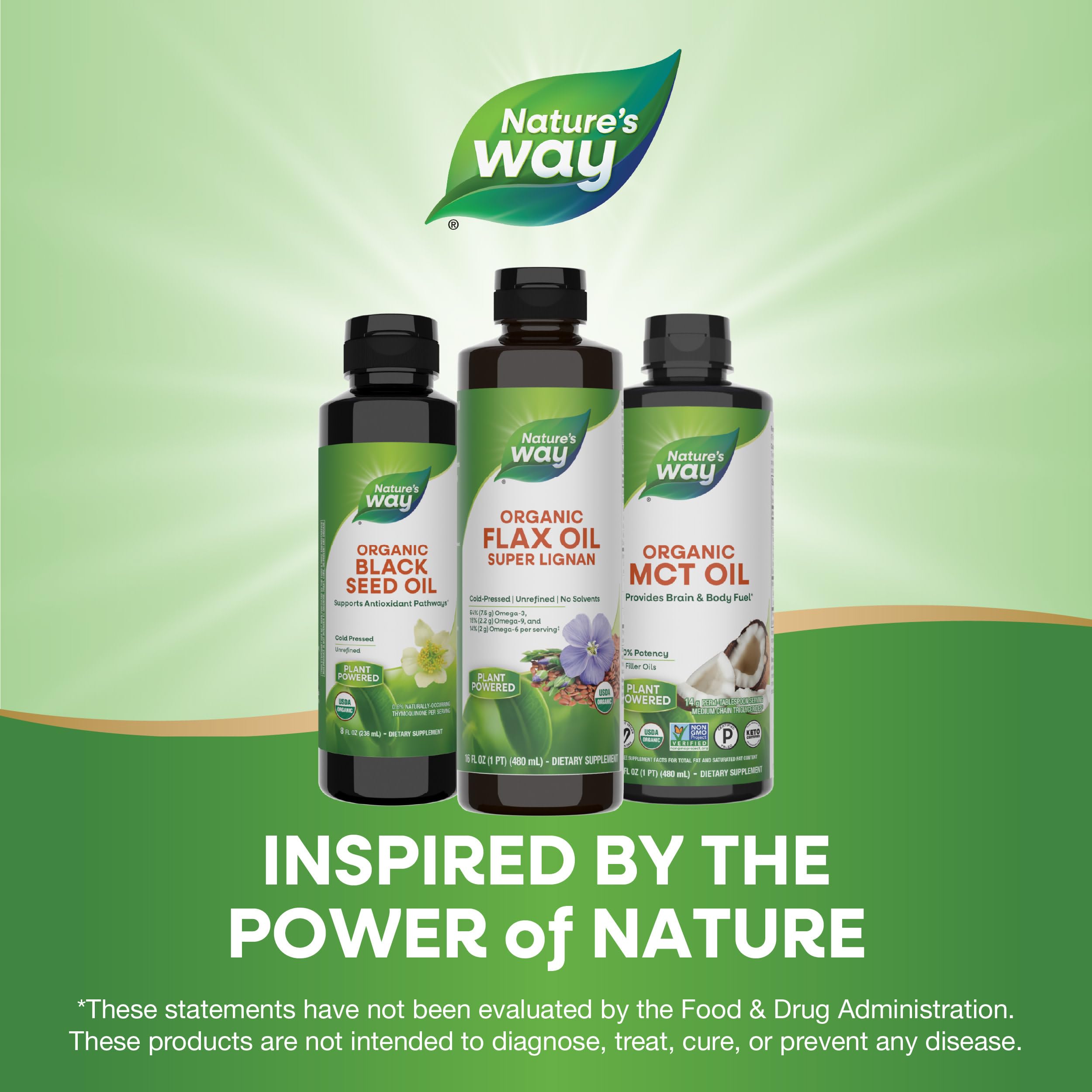 Foto 7 | Suplemento De Aceite De Lino Orgánico Super Lignan De Nature's Way, 473 Ml - Venta Internacional.