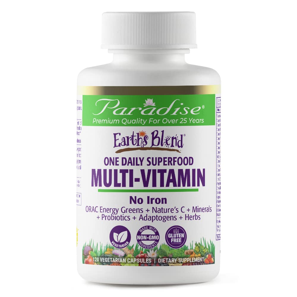 Foto 2 pulgar | Multivitamínico Paradise Herbs Earth's Blend Para Hombres 120 Cápsulas - Venta Internacional.