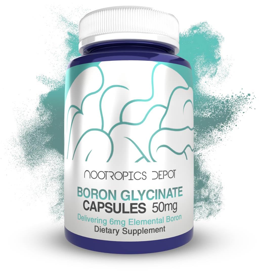 Foto 2 pulgar | Suplemento Nootropics Depot, Cápsulas De Glicinato De Boro, 50 Mg - Venta Internacional.
