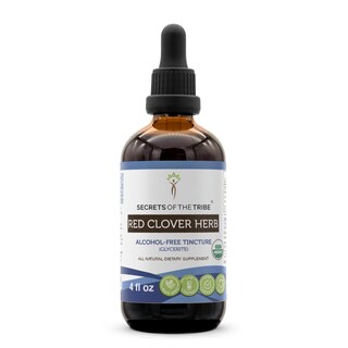 Foto 1 | Hierba De Trébol Rojo Tincture Secrets Of The Tribe, 120 Ml, Orgánica - Venta Internacional.