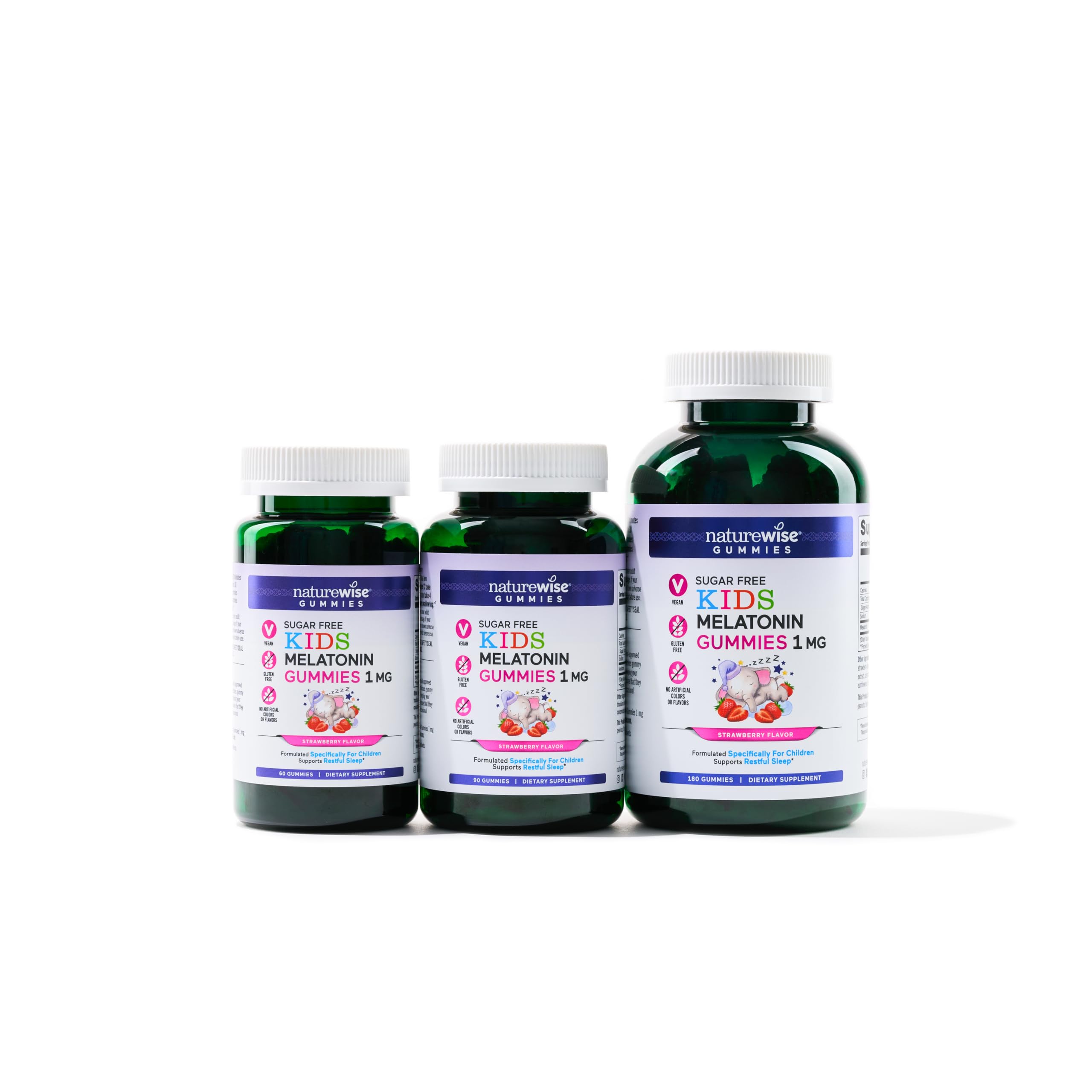 Foto 4 pulgar | Gominolas Naturewise Kids De Melatonina, 1 Mg, Sin Azúcar, 60 Unidades - Venta Internacional.