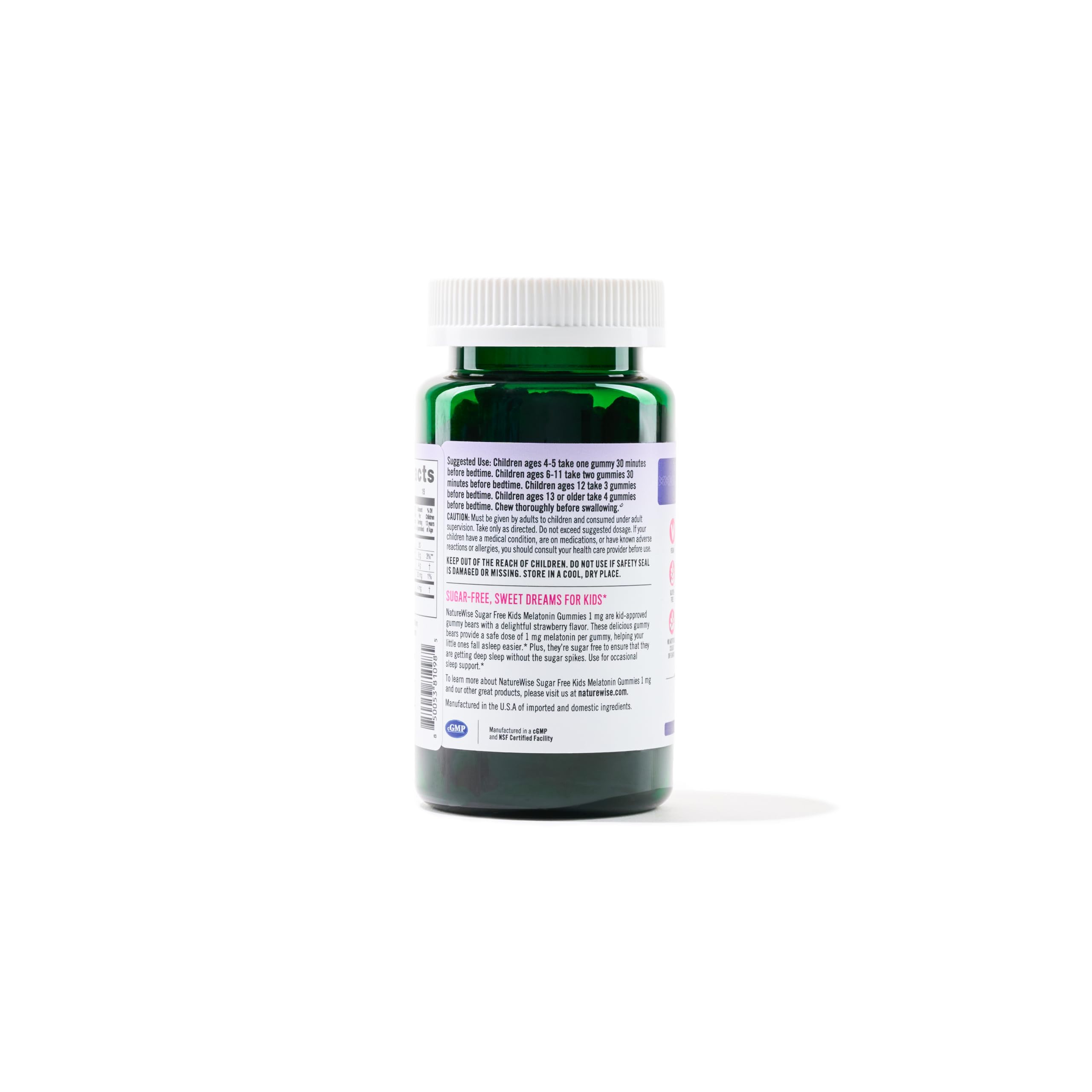 Foto 5 pulgar | Gominolas Naturewise Kids De Melatonina, 1 Mg, Sin Azúcar, 60 Unidades - Venta Internacional.