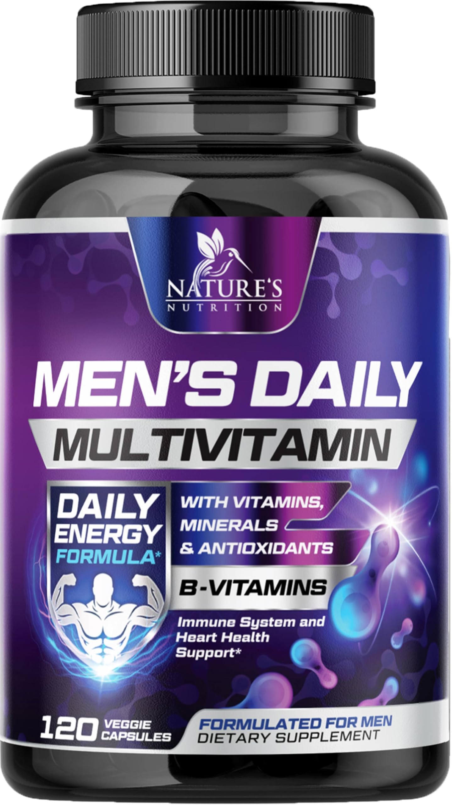 Foto 2 pulgar | Multivitamínico Nature's Nutrition Para Hombres 120 Cápsulas - Venta Internacional.