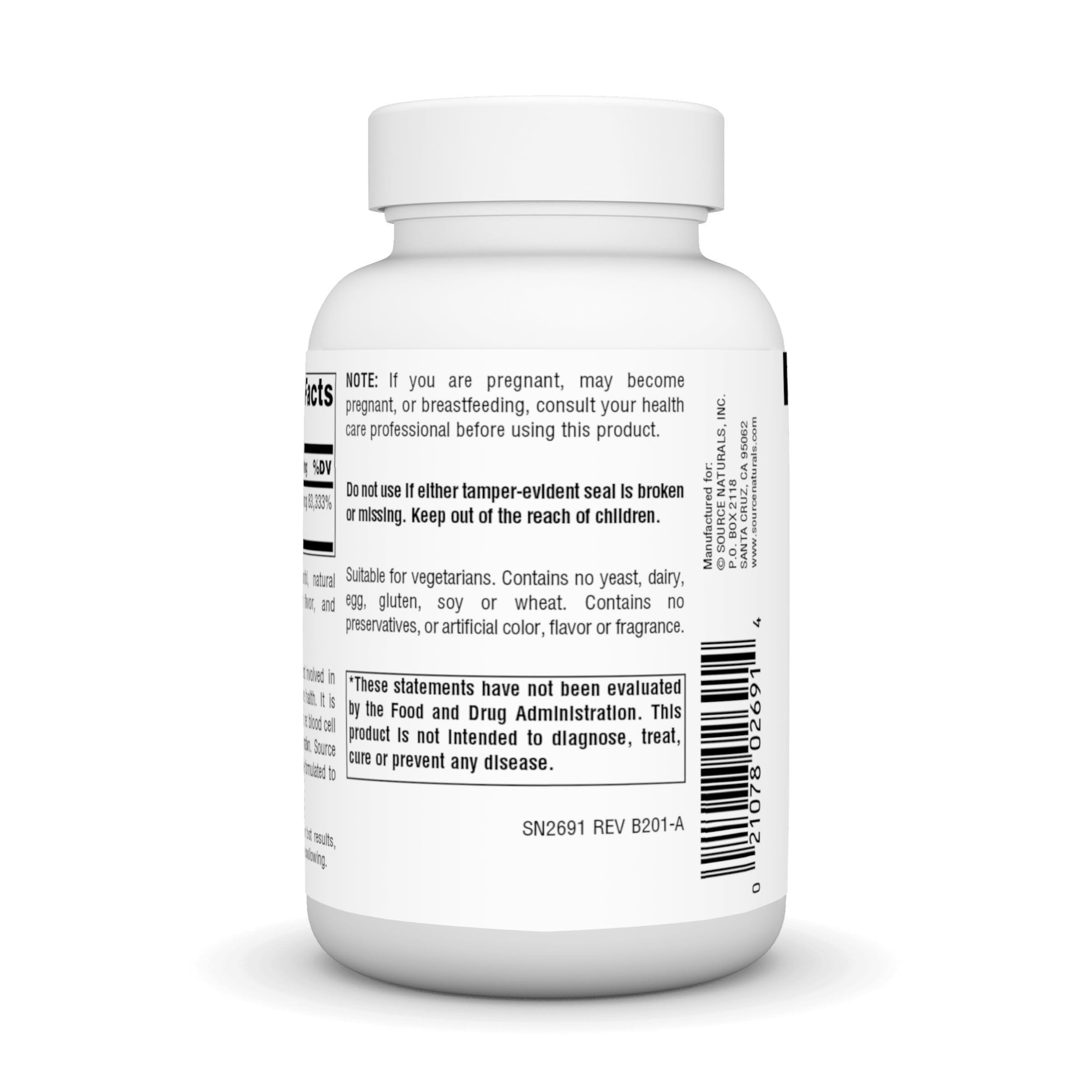 Foto 4 pulgar | Vitamina B-12 De Supplement Source Naturals, 2000 Mcg, 200 Pastillas - Venta Internacional.