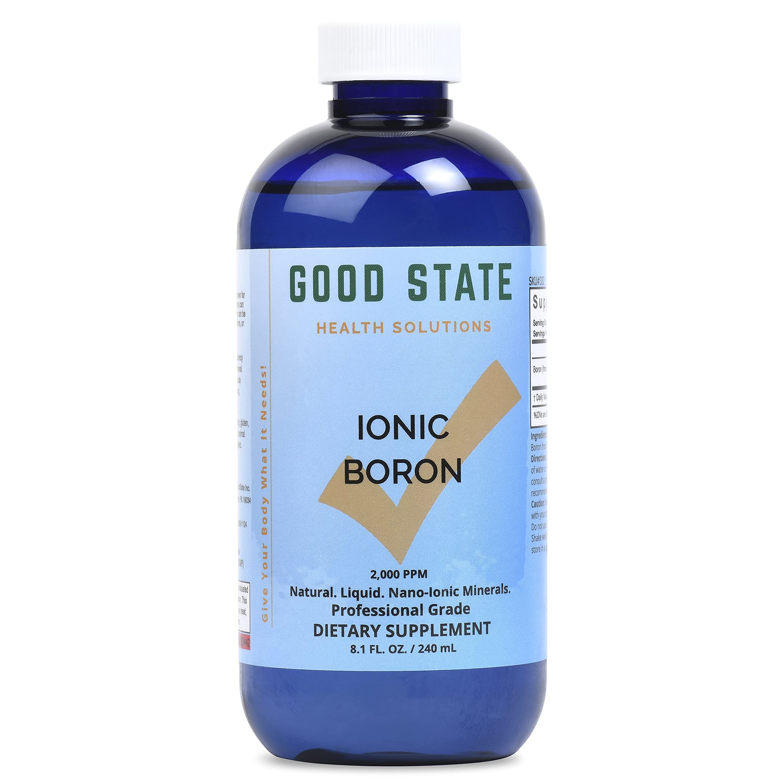 Foto 1 | Suplemento De Boro Líquido Iónico Natural Good State, 240 Ml - Venta Internacional.