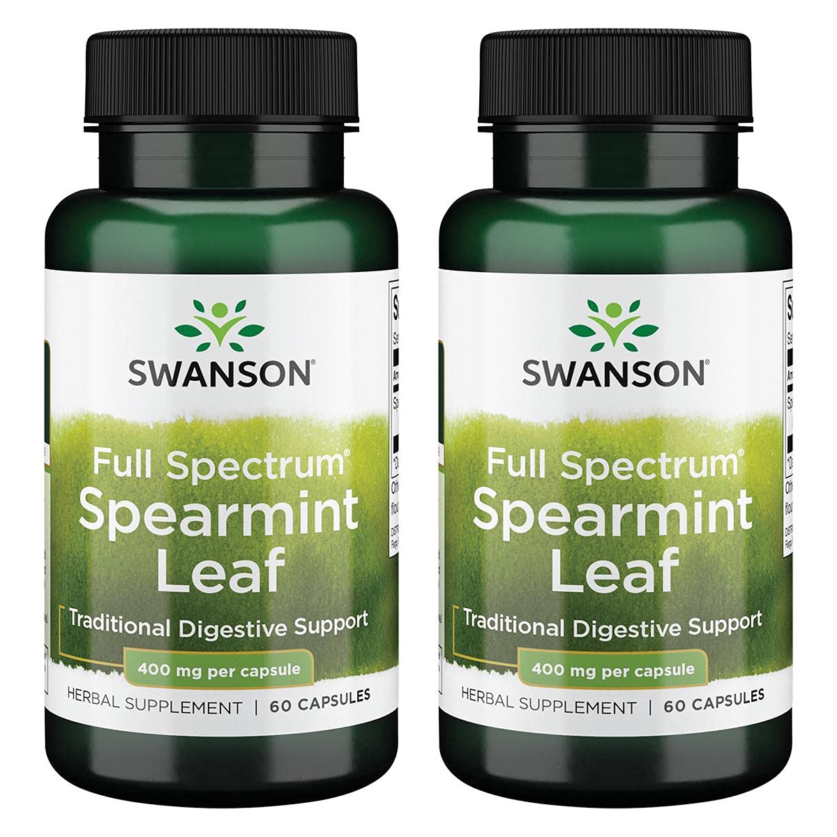 Foto 2 pulgar | Suplemento Swanson Swanson Spearmint Leaf Digestive Health 60 Cápsulas - Venta Internacional.
