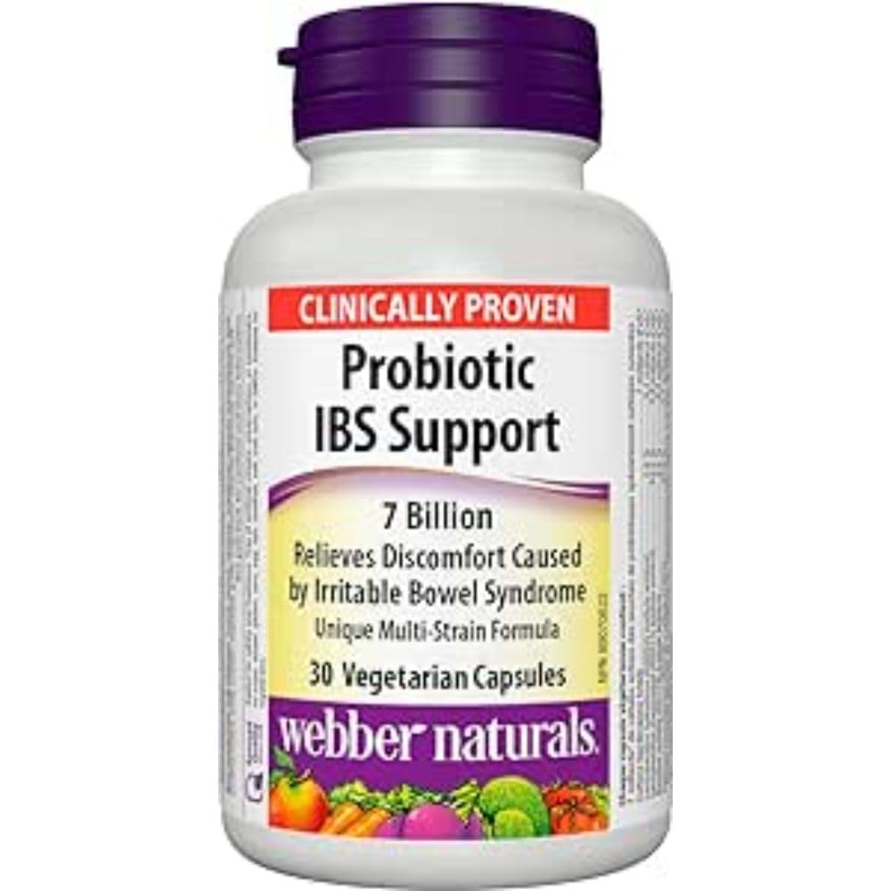 Foto 2 pulgar | Supplement Webber Naturals Probiotic Ibs Support 30 Cápsulas - Venta Internacional.